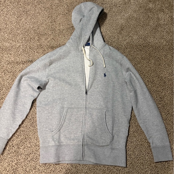 Ralph Lauren Gray Polo Hoodie
